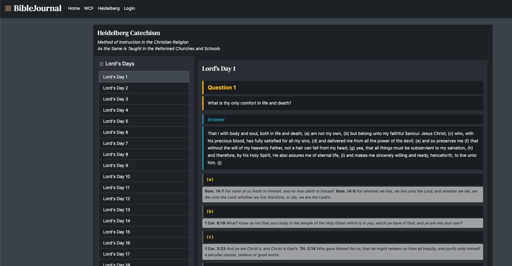 BibleJournal Application Screenshot 4