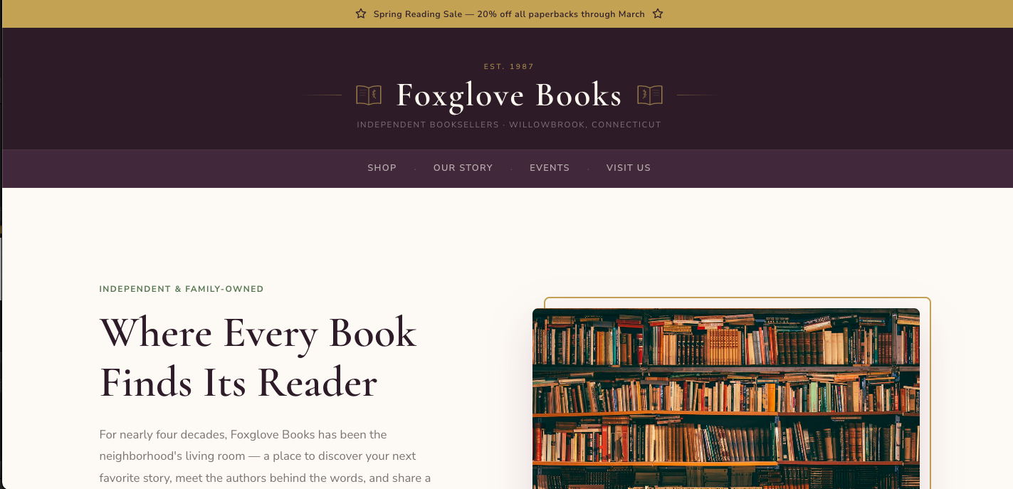 Foxglove Books